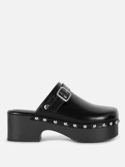 MULHER Primark Sapatos De Salto Alto^Socas Tachas Saltos Grossos Rita Ora