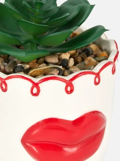 Primark Flores E Plantas Artificiais^Suculenta Artificial Vaso Lábios