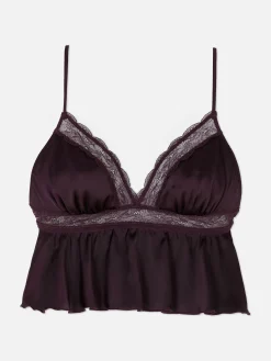 MULHER Primark Sutiãs^Sutiã Bralette Fluído Cetim Renda