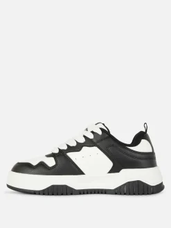 MULHER Primark Ténis^Ténis Atacadores Painel Contraste