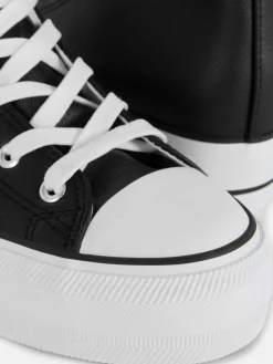 MULHER Primark Ténis^Ténis Cano Alto Plataforma Imitação Pele