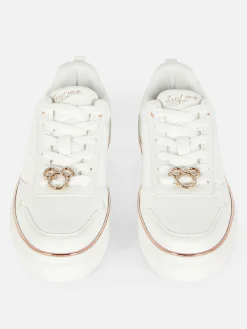 MULHER Primark Ténis^Ténis Cano Baixo Brilho Disney Mickey Mouse
