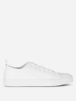 MULHER Primark Ténis^Ténis Cano Baixo Imitação Pele