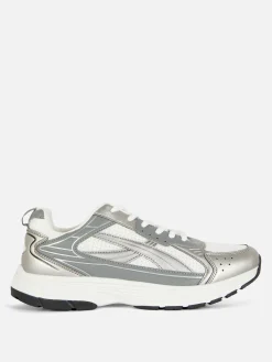 MULHER Primark Ténis^Ténis Desporto Painel Malha