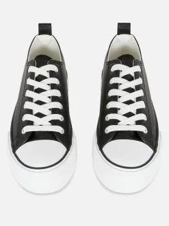 MULHER Primark Ténis^Ténis Plataforma Cano Baixo Imitação Pele