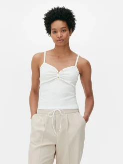 MULHER Primark Tops E T-Shirts^Top Alças Efeito Gola Padre