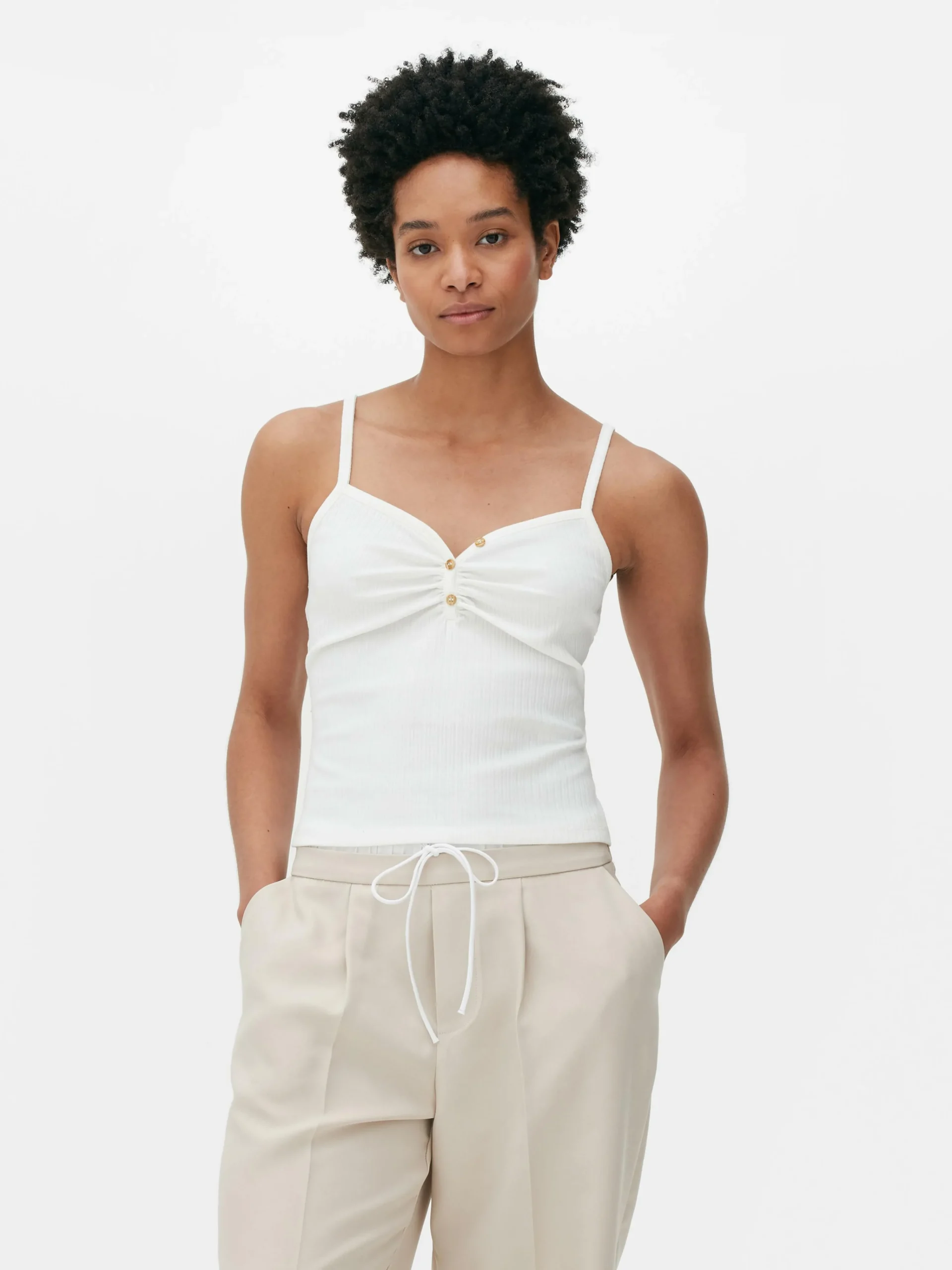 MULHER Primark Tops E T-Shirts^Top Alças Efeito Gola Padre