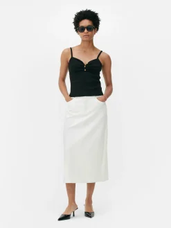 MULHER Primark Tops E T-Shirts^Top Alças Efeito Gola Padre