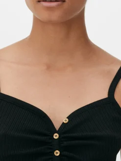 MULHER Primark Tops E T-Shirts^Top Alças Efeito Gola Padre