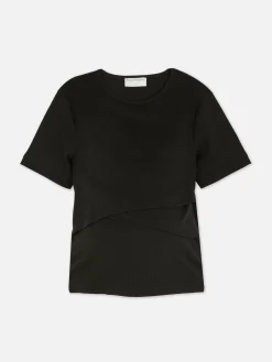 MULHER Primark Tops E T-Shirts^Top Amamentação Canelado Maternidade