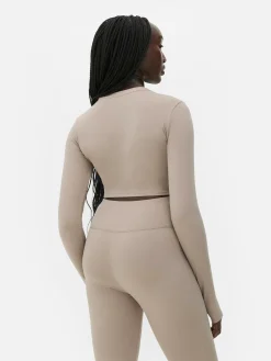 MULHER Primark Roupas De Ginásio E De Desporto^Top Curto Desporto Manga Comprida Suave Rita Ora