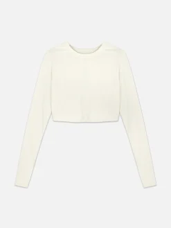 MULHER Primark Roupas De Ginásio E De Desporto^Top Curto Desporto Manga Comprida Suave Rita Ora