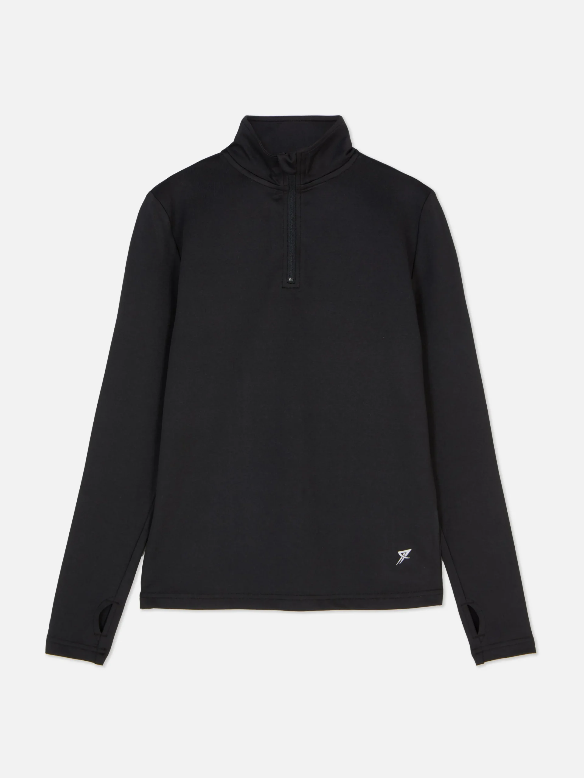 Primark Camisolas Com E Sem Capuz|Roupa De Desporto^Top Desportivo Fecho Correr 1/4 Orifícios Polegares