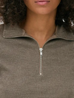 MULHER Primark Tops E T-Shirts^Top Fecho Correr 1/4 Conjunto Coordenado