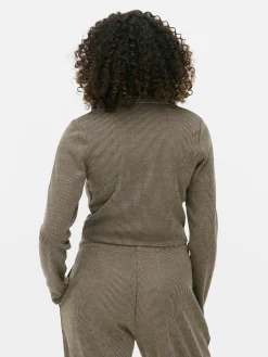 MULHER Primark Tops E T-Shirts^Top Fecho Correr 1/4 Conjunto Coordenado