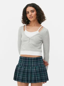 MULHER Primark Tops E T-Shirts^Top Manga Comprida 2 Em 1