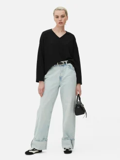 MULHER Primark Tops E T-Shirts^Top Manga Comprida Coord. Detalhe Costura