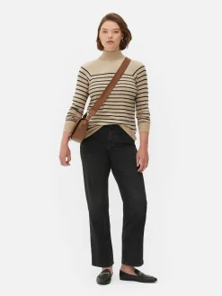 MULHER Primark Camisolas E Casacos De Malha^Top Manga Comprida Gola Alta