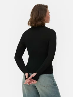 MULHER Primark Agasalhos Inverno|Tops E T-Shirts^Top Manga Comprida Gola Alta Rita Ora