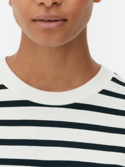 MULHER Primark Tops E T-Shirts^Top Manga Comprida Gola Redonda