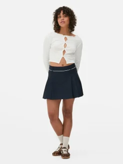 MULHER Primark Tops E T-Shirts^Top Manga Comprida Recortes Laço