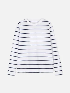 MULHER Primark Tops E T-Shirts^Top Manga Comprida Riscas