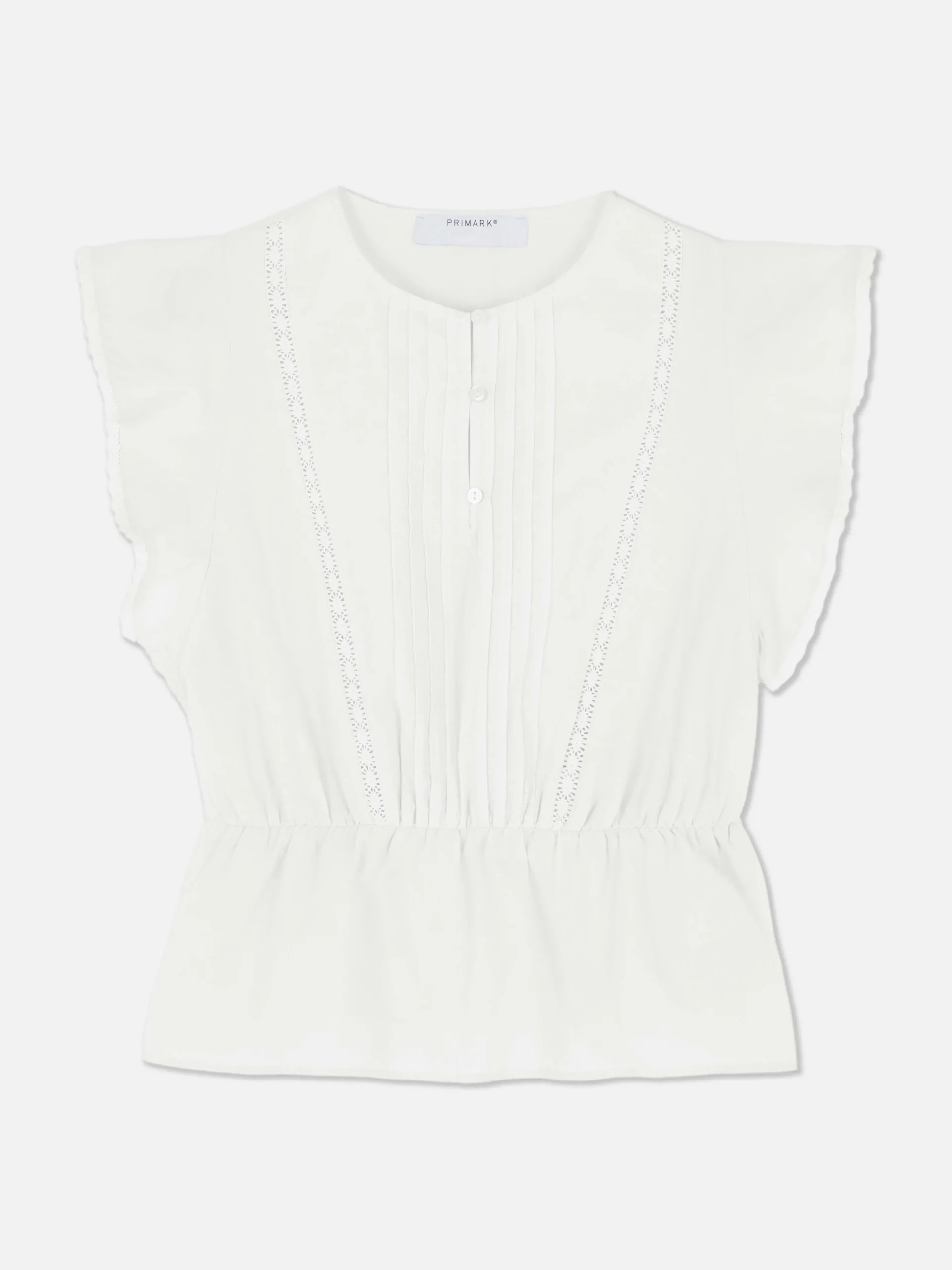 MULHER Primark Camisas E Blusas^Top S/ Mangas Bordado Inglês Vitoriano