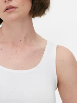 MULHER Primark Tops E T-Shirts^Top S/ Mangas Clássico Algodão