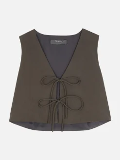 MULHER Primark Tops E T-Shirts^Top S/ Mangas Com Nó à Frente