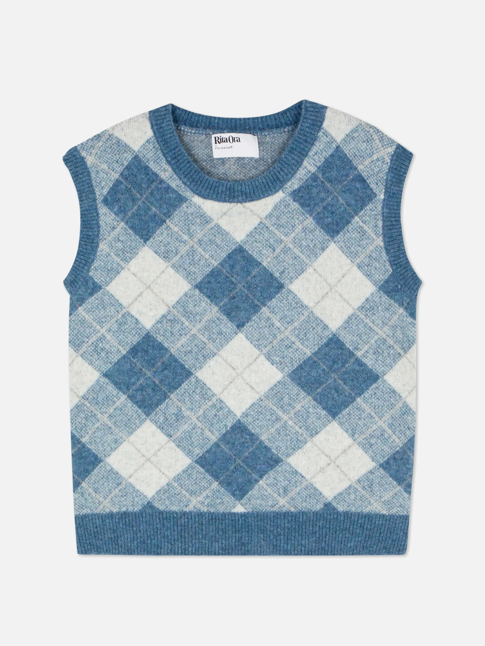 MULHER Primark Agasalhos Inverno|Camisolas E Casacos De Malha^Top S/ Mangas Conj. Coord Malha Argyle Rita Ora