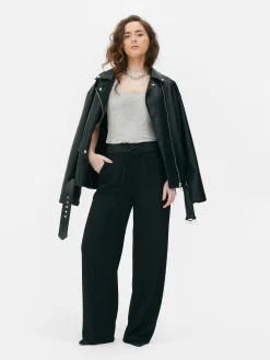 MULHER Primark Tops E T-Shirts^Top S/ Mangas Decote Redondo Elástico