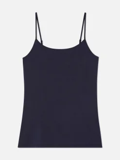 MULHER Primark Tops E T-Shirts^Top S/ Mangas Elástico Algodão