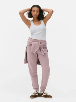 MULHER Primark Tops E T-Shirts^Top S/ Mangas Gola Redonda Sutiã Incorporado