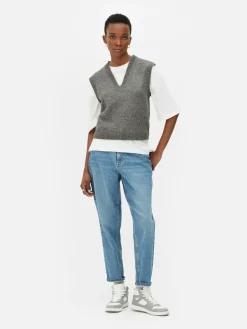 MULHER Primark Camisolas E Casacos De Malha^Top S/ Mangas Malha Decote V