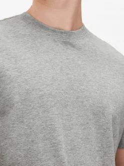 Primark Tops E T-Shirts^T-shirt Algodão Com Gola Redonda