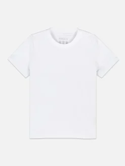 MULHER Primark Tops E T-Shirts^T-shirt Algodão Manga Curta