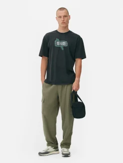 Primark Camisolas E T-Shirts Com Estampado Gráfico|Tops E T-Shirts^T-shirt Beetlejuice Efeito Lavagem