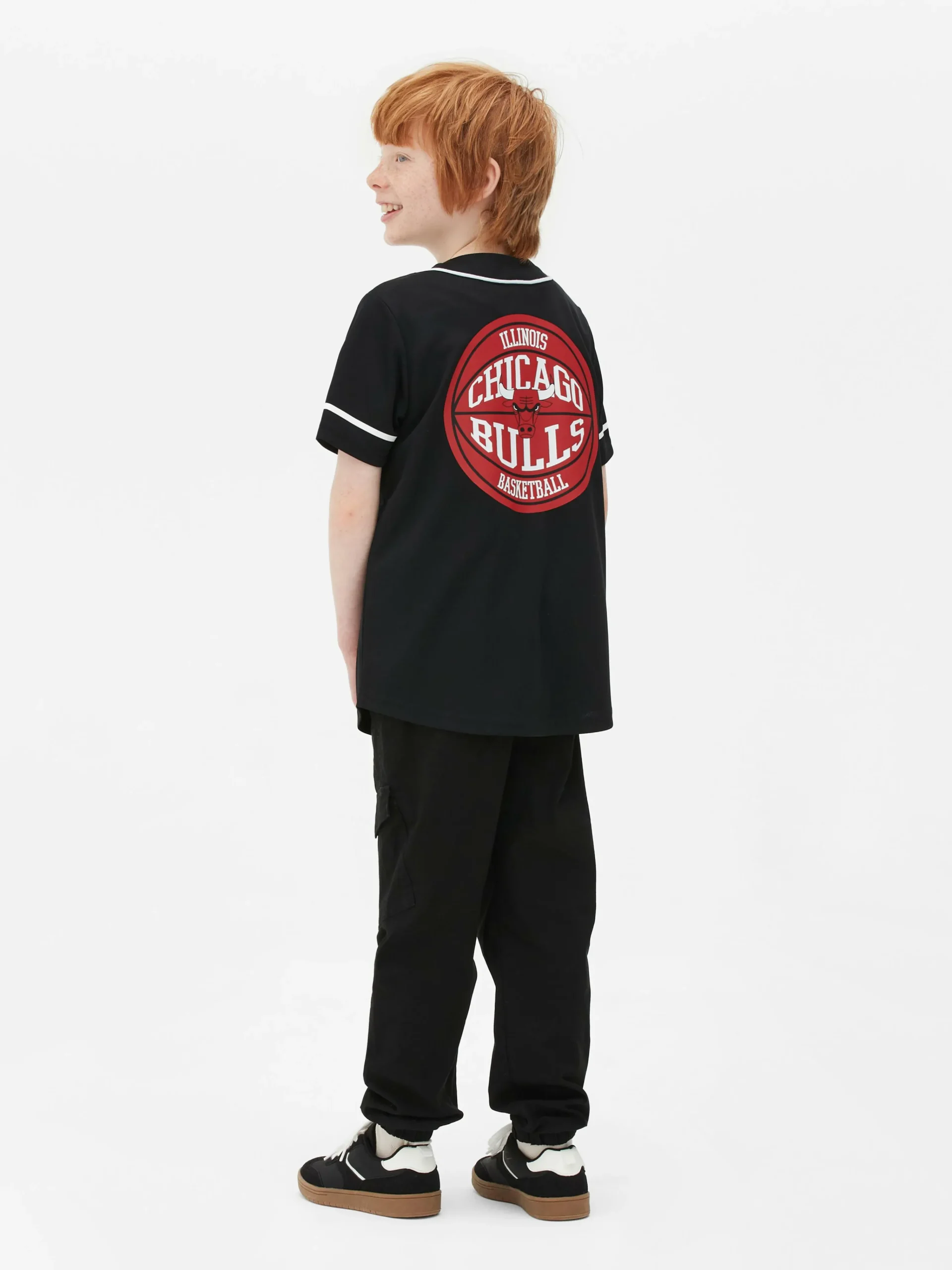 Primark Tops E T-Shirts^T-shirt Botões NBA Chicago Bulls