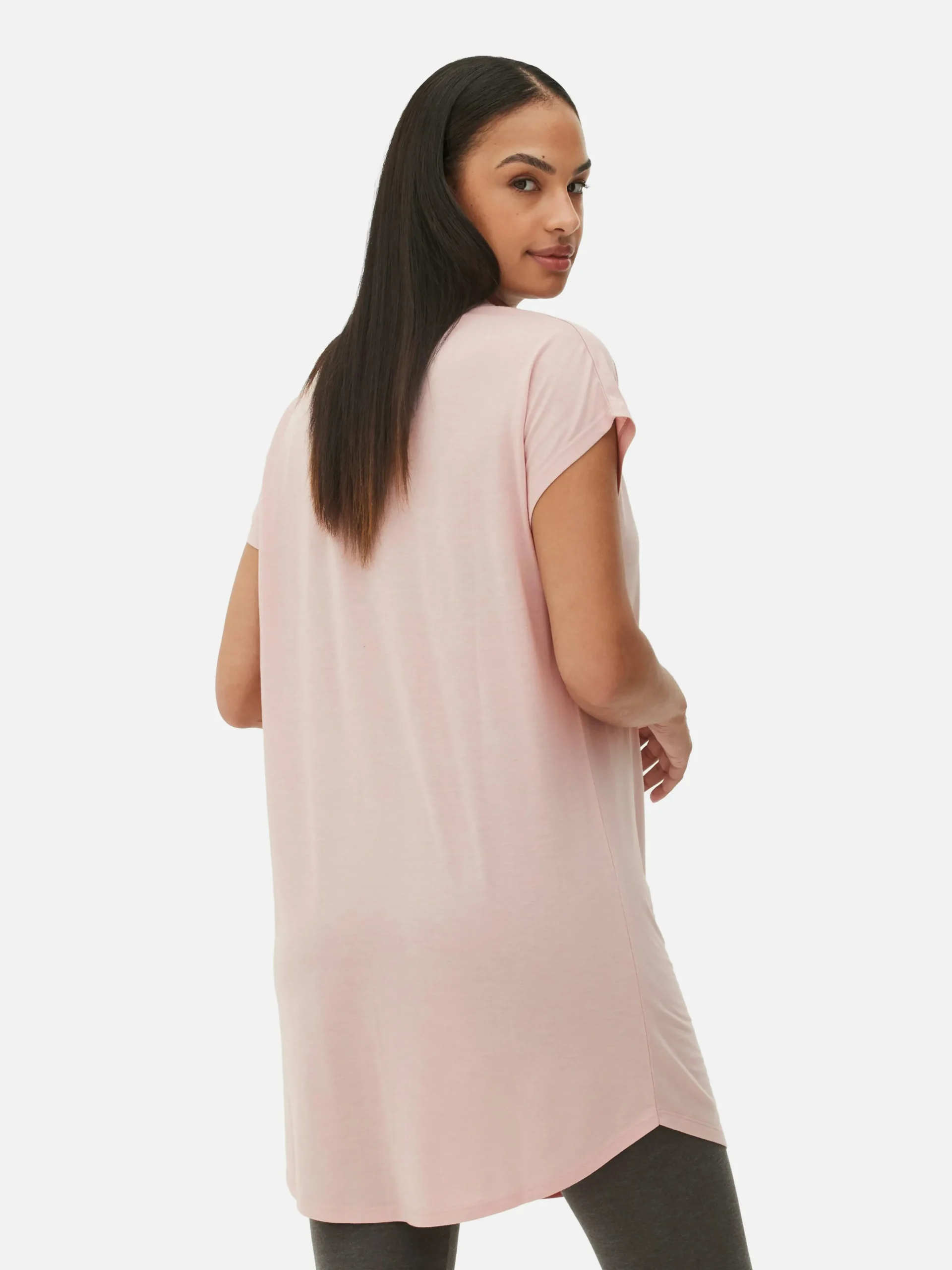 MULHER Primark Tops E T-Shirts^T-shirt Comprida Gola Redonda