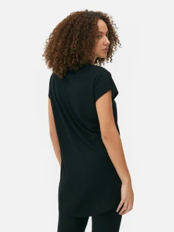 MULHER Primark Tops E T-Shirts^T-shirt Comprida Gola Redonda