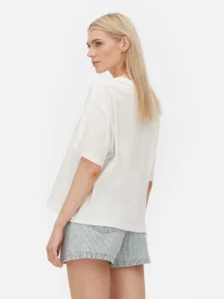 MULHER Primark Tops E T-Shirts^T-shirt Corte Folgado