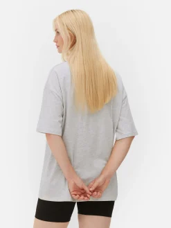 MULHER Primark Tops E T-Shirts^T-shirt Corte Grande Disney Stitch