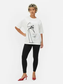 MULHER Primark Tops E T-Shirts^T-shirt Corte Grande Disney Tim Burton O Estranho Mundo De Jack