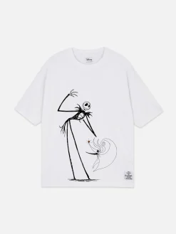 MULHER Primark Tops E T-Shirts^T-shirt Corte Grande Disney Tim Burton O Estranho Mundo De Jack