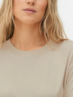 MULHER Primark Tops E T-Shirts^T-shirt Corte Largo Grande