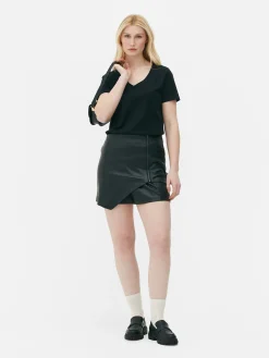 MULHER Primark Tops E T-Shirts^T-shirt Corte Regular Decote V