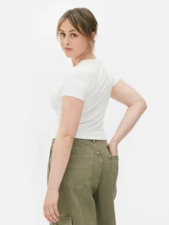 MULHER Primark Tops E T-Shirts^T-shirt Curta