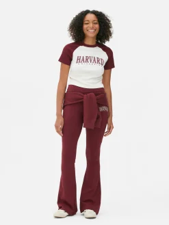 MULHER Primark Tops E T-Shirts^T-shirt Curta Raglã Harvard