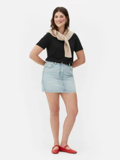 MULHER Primark Tops E T-Shirts^T-shirt Decote Redondo Corte Regular