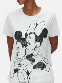 MULHER Primark Tops E T-Shirts^T-shirt Disney Mickey E Minnie